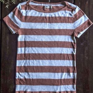 Madewell Striped Stretch Tee, sz Small
